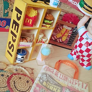 部屋全体/tonton4ちゃんからの素敵便❤/ハンドメイド/アメリカン雑貨/マクドナルド...などのインテリア実例 - 2016-05-19 18:35:13