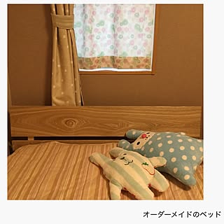 ベッド周り/県産材/ベルメゾン/オーダーメイド家具/いつもありがとうございます❤️...などのインテリア実例 - 2017-06-01 17:30:56