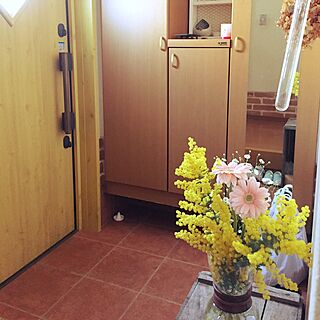 玄関/入り口/花のある暮らし/古い物好きのインテリア実例 - 2016-03-05 10:36:48