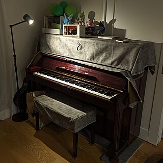 部屋全体/サステナブルな暮らし/ピアノのある暮らし/音楽のある暮らし/アップライトピアノ...などのインテリア実例 - 2023-07-20 01:42:17