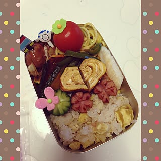 キッチン/娘のお弁当♡/お弁当/弁当/お弁当完成♥︎...などのインテリア実例 - 2015-09-25 08:15:02