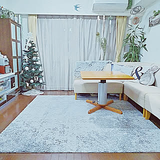 部屋全体/ラグ/クリスマス/NITORI/グレー...などのインテリア実例 - 2018-11-06 18:00:52