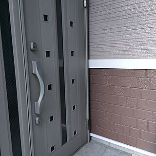玄関/入り口/リフォーム中/新築そっくりさん/外壁/外壁塗装のインテリア実例 - 2021-07-31 21:37:22