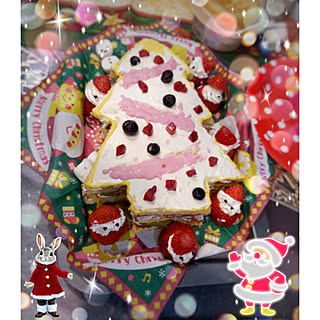 クリスマス/手作りケーキ/クリスマスケーキのインテリア実例 - 2022-12-27 20:41:21