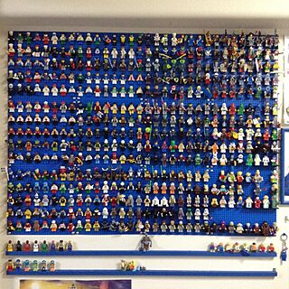 壁/天井/コレクション/フィギュア/レゴ/LEGO...などのインテリア実例 - 2014-06-05 12:00:39