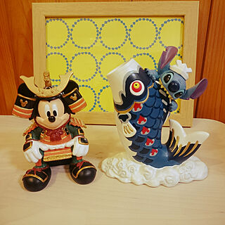 【新品】ディズニー　ミッキー　五月人形　兜　かぶと　鯉のぼり
