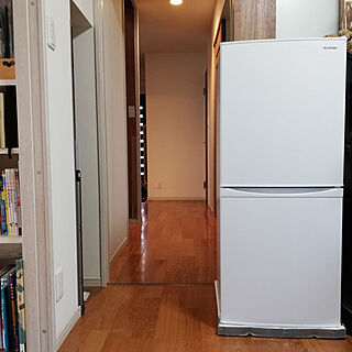 壁/天井/冷蔵庫買いました！/アイリスオーヤマの冷蔵庫/勝手にモニター♪のインテリア実例 - 2021-09-25 08:44:06