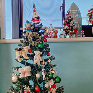 クリスマス/クリスマスツリー/サンタさん/ロフトのクリスマス雑貨/クリスマスディスプレイ...などのインテリア実例 - 2020-11-14 14:37:46