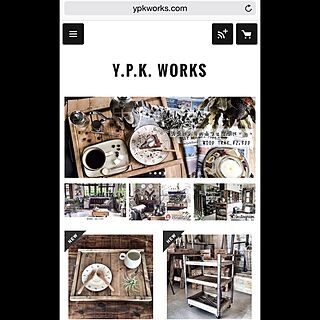 棚/オリジナル家具&雑貨/ネットショップ/Y.P.K. WORKS/人気商品も再販予定...などのインテリア実例 - 2015-11-28 11:22:28