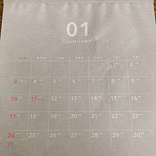 カレンダー2021/seria/おうち時間/モノトーン 白黒/100均...などのインテリア実例 - 2020-09-03 17:22:54