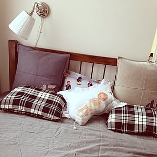 ベッド周り/IKEA/無印良品/ベッド/クッションのインテリア実例 - 2013-09-24 14:01:21