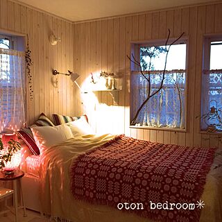 ベッド周り/ニトリ/IKEA/2017.1.13/オトンの寝室...などのインテリア実例 - 2017-01-13 22:39:38