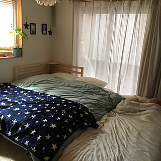 ベッド周り/ウンベラータ/しまむら/IKEA/寝具...などのインテリア実例 - 2018-05-12 09:32:48