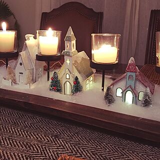 部屋全体/diningtable/christmas decoration/Christmas/2015のインテリア実例 - 2015-12-20 11:40:06