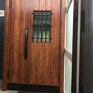 玄関/入り口/リクシル玄関ドアのインテリア実例 - 2018-10-04 08:38:09