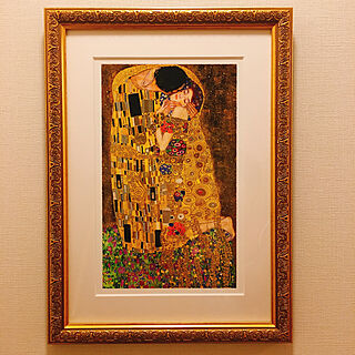 一人暮らし/壁/天井/絵画のある生活/Gustav Klimtのインテリア実例 - 2019-10-25 23:53:30