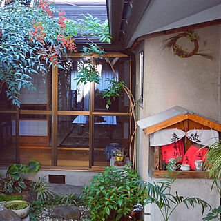 京都/植物のある暮らし/自然と暮らす/石灯籠のある庭/京町家に住む...などのインテリア実例 - 2018-11-05 13:39:24