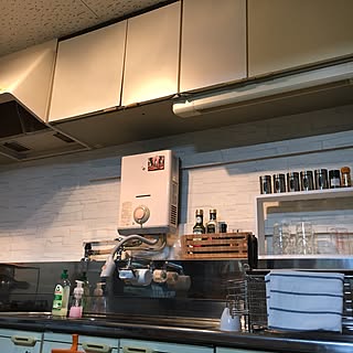 キッチン/DIY/100均/IKEA/WALPAさんの壁紙のインテリア実例 - 2016-02-13 22:52:06
