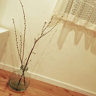 枝/木/花瓶/花を飾る/花のインテリア実例 - 2016-02-18 00:00:41
