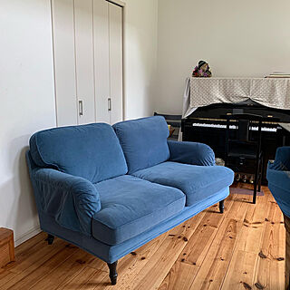 グランドピアノのある暮らし/ピアノのある部屋/ストックスンド/IKEA/ソファ...などのインテリア実例 - 2022-09-23 20:58:30