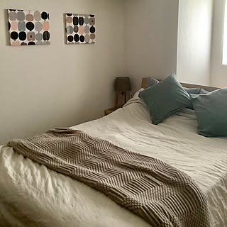 H＆M HOME/MUJI　ベット/ナチュラルインテリア/IKEA/ファブリックパネルDIY...などのインテリア実例 - 2021-06-07 18:11:42