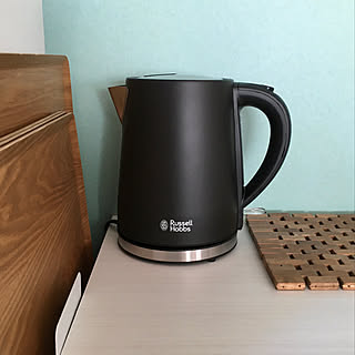 黒家電/Russell Hobbs/ケトル/整理収納アドバイザー１級/インテリアコーディネーター...などのインテリア実例 - 2022-02-05 07:21:42