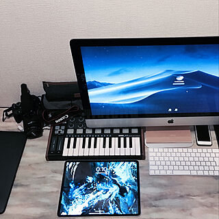 one room/Apple/iMac/音楽/ナチュラル...などのインテリア実例 - 2019-03-26 17:17:48