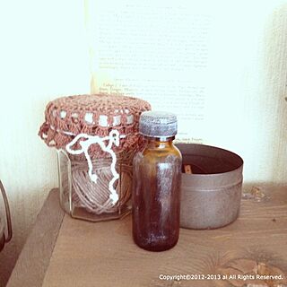 棚/空き瓶リメイク/空き瓶/作り方のインテリア実例 - 2013-01-06 20:47:46