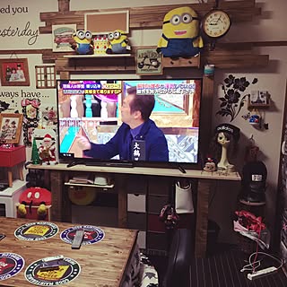 リビング/2×4材棚/テレビ台DIY/ホームセンター/DIY...などのインテリア実例 - 2016-11-07 07:44:19