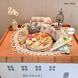 ルーター隠しBOX/2019.5.8/マカロン失敗/ミニチュアフード/kotoriさんの作品♡...などのインテリア実例 - 2019-05-08 09:05:37