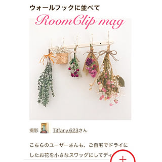 壁/天井/コメントお気遣いなく♡/RoomClip mag 掲載/ハンドメイド/スワッグ...などのインテリア実例 - 2018-12-26 21:23:14