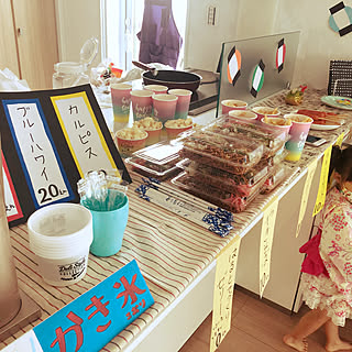 ダイソー おうち夏祭りの商品を使ったおしゃれなインテリア実例 Roomclip ルームクリップ