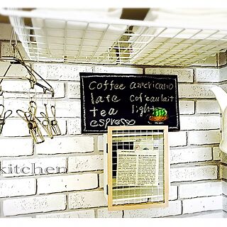 キッチン/niko and…　/黒板塗料♡/セリア/ダイソー...などのインテリア実例 - 2016-10-14 10:36:54