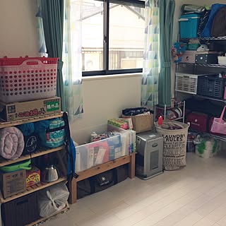 部屋全体/お出かけ準備室/買い置き/部屋の贅沢な使い方(๑>◡<๑)/季節外れの物...などのインテリア実例 - 2017-06-17 10:55:14