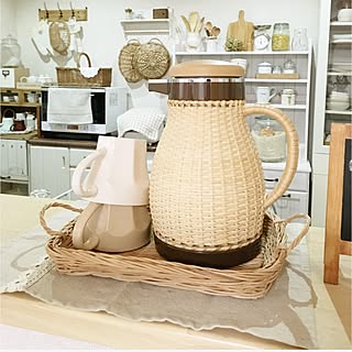 キッチン/購入品/リサイクルショップ/籐ポット/いつもいいねやコメありがとうございます♡...などのインテリア実例 - 2016-03-10 17:49:10