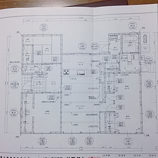 部屋全体/間取り図/平屋/新築計画中のインテリア実例 - 2015-07-30 13:03:45