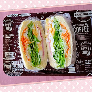 キッチン/ランチ/サンドイッチ/お野菜たっぷり☆のインテリア実例 - 2022-05-23 10:56:25