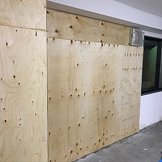 壁/天井/DIY失敗例/針葉樹壁/針葉樹合板/壁...などのインテリア実例 - 2018-01-10 23:25:22