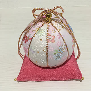 ハンドメイド作品/ひな祭り/手毬/棚/座布団...などのインテリア実例 - 2022-02-20 19:37:10