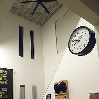 壁/天井/時計/ゼロキューブ/ロベストン/両面時計...などのインテリア実例 - 2017-05-16 21:12:21