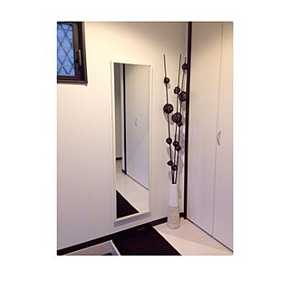 玄関/入り口/IKEA/インテリア/ニトリ/白黒...などのインテリア実例 - 2015-02-09 13:47:37