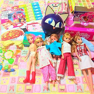 リビング/リカちゃん/barbie/おもちゃ/カラフル...などのインテリア実例 - 2013-08-07 09:39:31