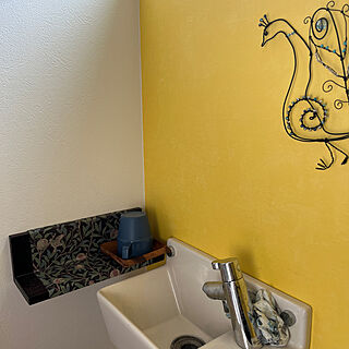 壁掛け飾り棚/トイレの手洗い場/棚のインテリア実例 - 2023-05-05 15:49:05