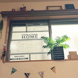 窓辺/カインズホーム/セリア/観葉植物のインテリア実例 - 2017-01-06 12:08:27
