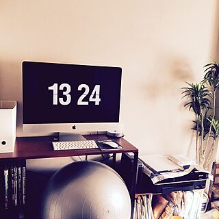 机/iMac/Macのある部屋/ニトリ/ブルックリンスタイルに憧れる☆...などのインテリア実例 - 2015-12-09 13:35:24