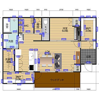 廊下を無くした/やめたこと/新築一軒家/注文住宅/家...などのインテリア実例 - 2019-11-18 08:40:18