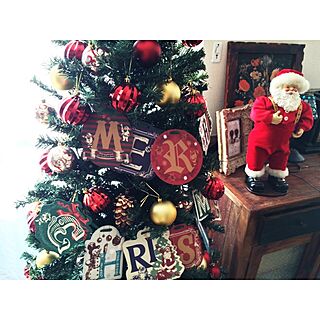 サンタさん/クリスマス/Francfranc/ダイソー/クリスマスツリー...などのインテリア実例 - 2015-12-25 10:14:32