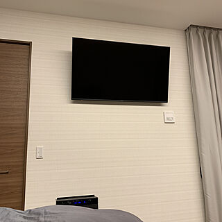 寝室の壁/壁掛けテレビ/壁/天井のインテリア実例 - 2019-10-04 20:14:54