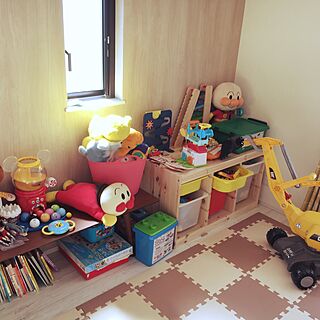 棚/IKEAの棚/おもちゃ棚/おもちゃ部屋/おもちゃ収納...などのインテリア実例 - 2017-05-28 09:07:24