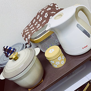 LE CREUSET/T-falケトル/2人暮らし/賃貸/ナチュラル...などのインテリア実例 - 2021-03-05 13:25:29